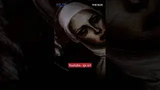 THE NUN VALAK DRAWING | sjx art | #drawing #shorts #viralshorts #viral