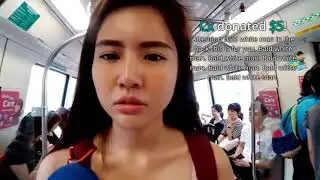 Awkward text to speach on train