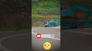 excavator transport 😍😍 #excavator #viralshorts