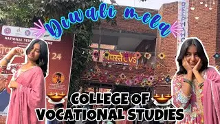 Diwali Mela at College of Vocational Studies 🪔✨|| DELHI UNIVERSITY 💗