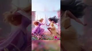 princess fight #disney #caton #disneycharacter #ai #frozen #catton #disneyprincess #catt #song #cat