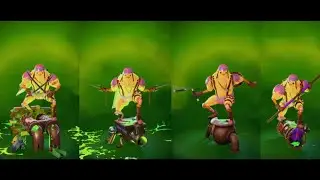 LEO, RAPH, MIKEY & DON Stance Emote | TMNT Emotes | TMNT x Fortnite