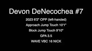 Devon DeNecochea 2023 6'2