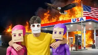 SOY un ALIEN trabajando en una GASOLINERA de EEUU
