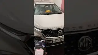 Starting new mg hector 2021 with 📱 #shorts