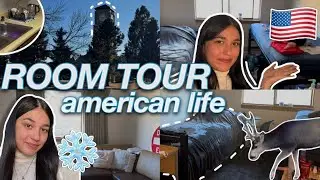 home tour college americano // vivo da sola? 🇺🇸📚