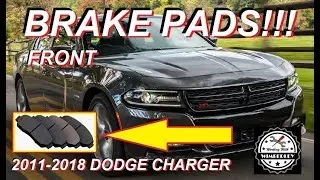 Замена и установка передних тормозных колодок Dodge Charger 2011-2018 SE AWD 3.6L SXT R/T SRT