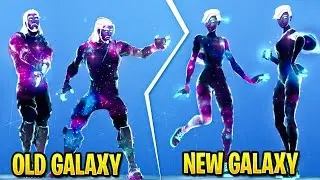 NEW Galaxy Scout Skin vs OLD Galaxy Skin! (With Best Dances) Fortnite Battle Royale