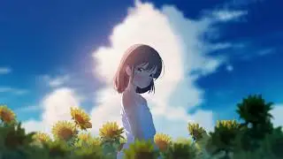 Wallpaper 4k live: Anime Girl In Sunflower Field Live Wallpaper