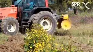 Grade Discos em V Florestal Trator Rodas SPR Esperanças