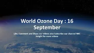 World Ozone Day: 16 September
