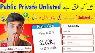 YouTube Video Visibility | Public, Unlisted,Private, Schedule | Use OF YouTube Video Visibility