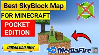 how to download skyblock map for minecraft pe