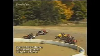'Dealers Choice' Saturday wing/nonwing Sprint Cars - Butler Battlegrounds Quincy, MI Sept 25, 1999
