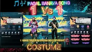 Freefire /FFNo Copyright Gameplay ||🎶PAGAL BANAVA SONG 🎵||DON'T PANIC I MAKE THIS SONG Copyright &copy;️