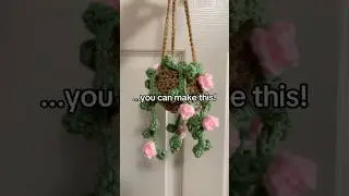 crochet hanging plant! 🪴 | #crochet #amigurumi