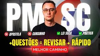 Concurso PMSC: Por que você deve resolver questões todos os dias? (Mesmo sem base)