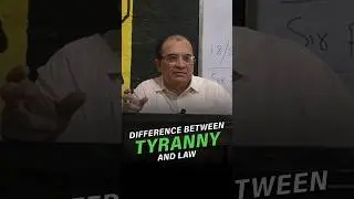 Difference Between Tyranny and Law.