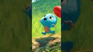 Bubu and the Flying Balloon 🎈✨ | Funny Cute Monster Adventure #animation #socute #fyp