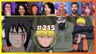 Naruto Shippuden Episode 215 | Two Fates | Reaction Mashup ナルト 疾風伝