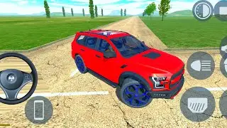 ​❤️ Red Ford Raptor Mafia Entry in Indian Car Simulator New Map Road Update 🏁 Real Jatt Life  Legend