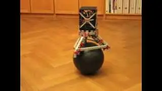 Fischertechnik Robot Balancing on a Ball