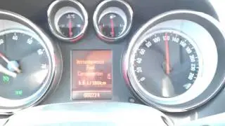 Opel Astra J 1.4 turbo - fuel consumption @120km/h