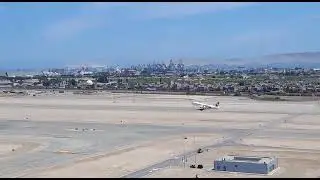Primer despegue ( comercial)  de la nueva pista del Aeropuerto Internacional Jorge  Chávez, StarPerú