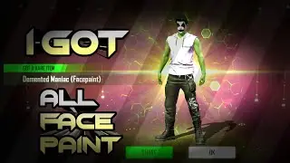 I GOT ALL FACE PAINT||FREE FIRE||