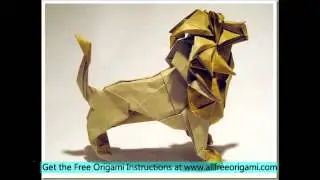 origami lion instructions
