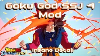 Goku God SSJ 4 In Sparking Zero !