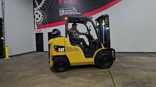 2017 CATERPILLAR GP40N 8,000 LBS PNEUMATIC LPG FORLIFT STK 14477