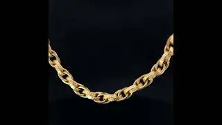 Vintage Yellow Gold Ornate Chain #designyard #goldchain #goldnecklace #curatedvintagecollection