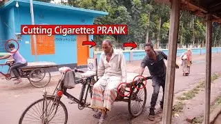 Cutting People's Cigarettes PRANK | STOP Smoking Prank । 07prank   Cutting Cigarettes PRANK