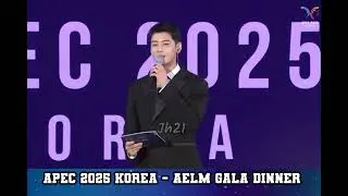 MC Cha, the National Treasure of SK at APEC 2025 👏🫶👌😘
