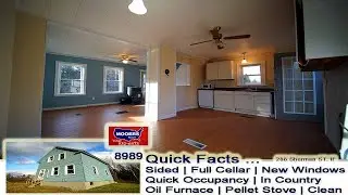 SOLD! Vacation 2nd Homes In Maine Hunting? 288 Sherman ST Island Falls ME MOOERS REALTY #8989