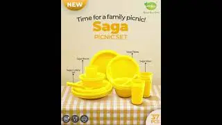 Saga Picnic 37-pieces Set #picnic #dining #appollohouseware #new #latest #newproducts #saga