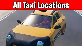 Travel in Taxis (Fortnite Chapter 3 Daily Quests - All Taxi Locations)