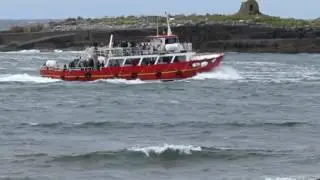 Doolin Pier ,Aran Ferries,rough crossing.