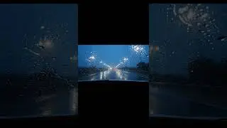 Rainy Road in 10 Sec 🌧 &bull; Sleep Ambience #music#shorts  #drivingambience