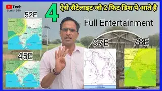 Full Coverage 🌍Wale Satelite 🛰️ ! Satelite Coverage Map ! SATELITE COVERAGE MAP INDIA।