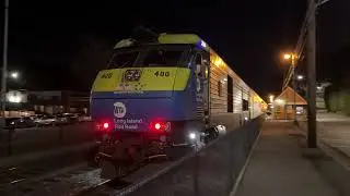 LIRR Railfanning evening rush trains at Sea Cliff and Glen Head featuring #3543 1/16/25 