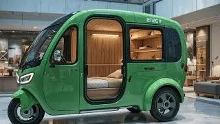 &ldquo;2026 Green Electric Tricycle RV Camper &ndash; Ultimate Eco-Friendly Adventure Vehicle!&rdquo;