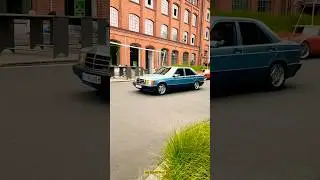 Mercedes Benz 190E w201 a timeless beauty is gliding through #mercedesbenz #190e #w201 #timeless