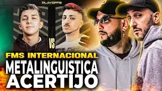 ⚠️ NIVELAZO ⚡ | PIEZAS Y NOULT REACCIONAN A ACERTIJO VS METALINGÜÍSTICA | FMS INTERNACIONAL 2024