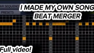 Today! I made my own song in beat ￼￼merger #Roblox #beatmerger #￼music #video