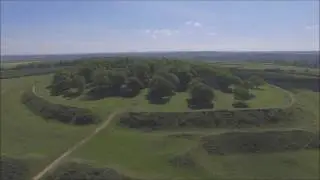 Badbury Rings in springtime