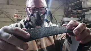 Bill Hook Sharpening, In depth tips on free hand, slack belt, coarse grit, finishing belt