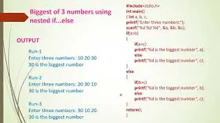 Control Statements in C