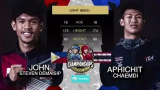 Under 60kg Qater final fight 🥊 (PHI vs THA) Asian U22 boxing championship in Bangkok Thailand 